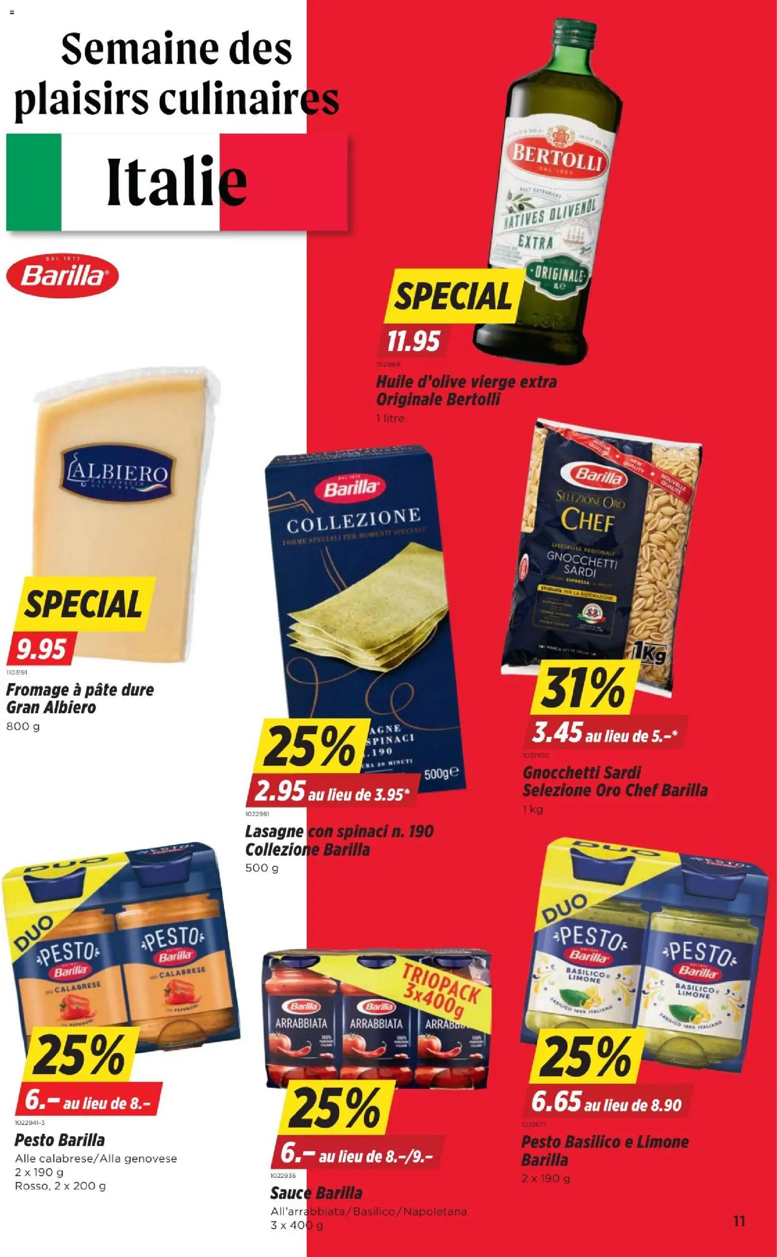 Denner Aktionen FR – gültig ab 13.01.2026 | Seite: 11 | Produkte: Barilla, Pasta