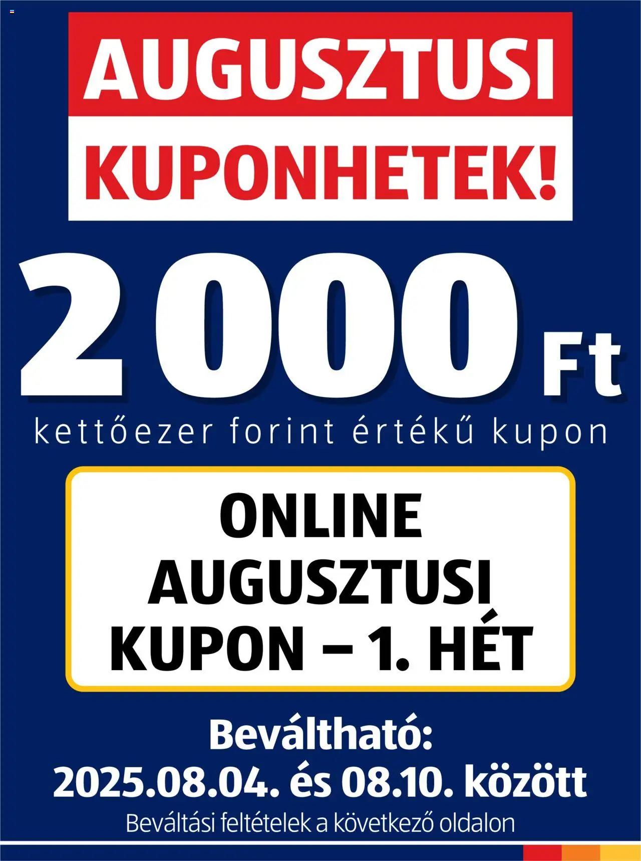 Aldi akciós ujság - amely érvényes a következő dátumtól: 04.08.2025 | Oldal: 1