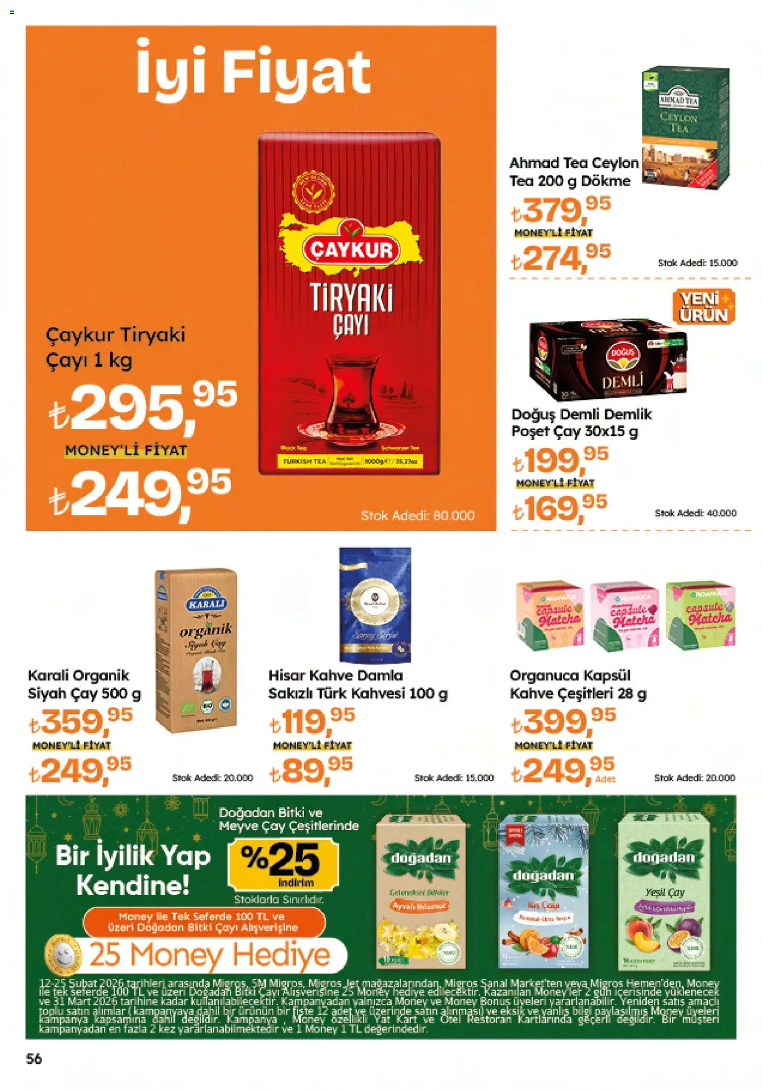 Migros Katalog - Migroskop - 12.02.2026 tarihinden itibaren geçerlidir | Sayfa: 56 | Ürünler: Ihlamur, Çay, Kumina, Demlik