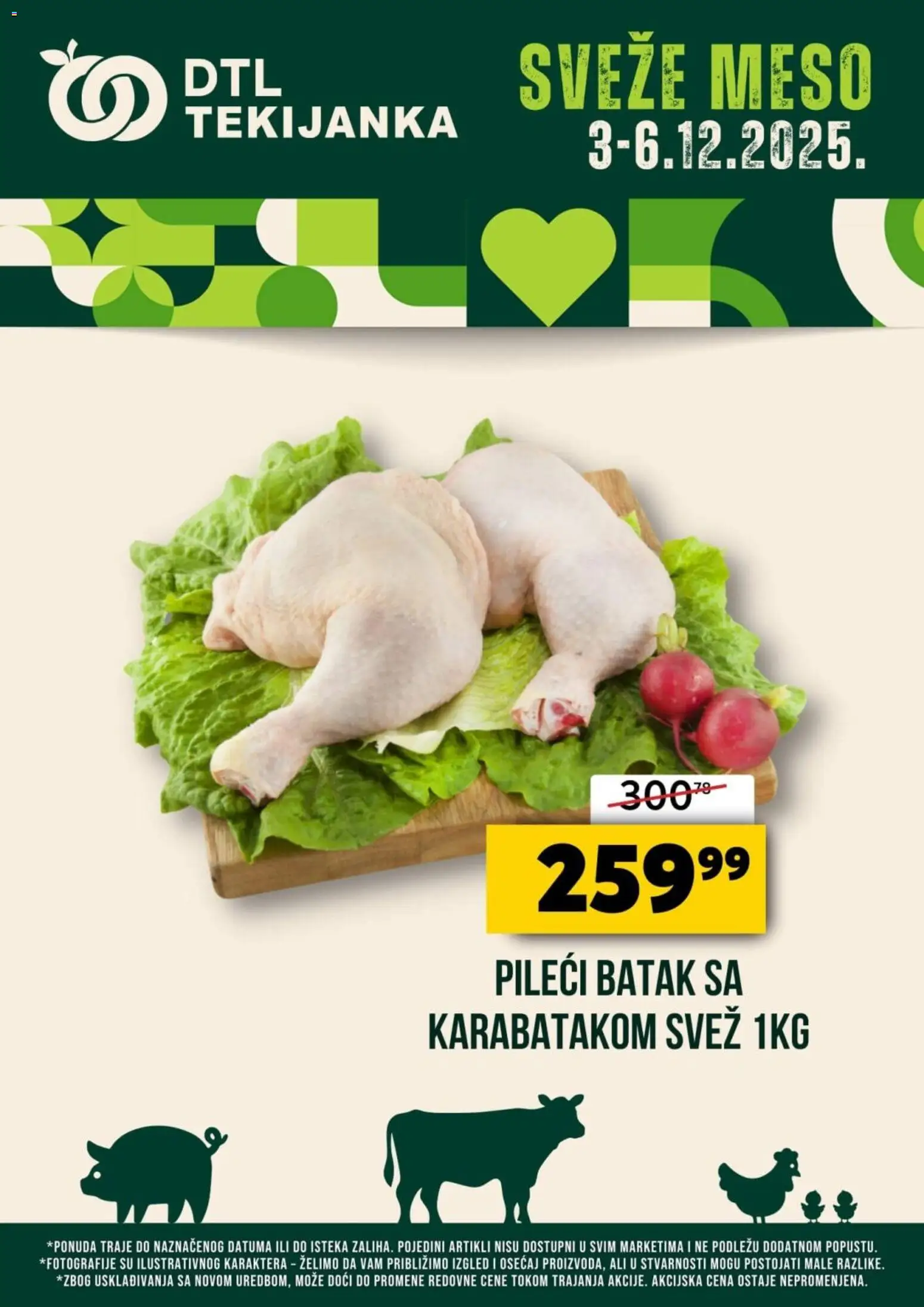 Tekijanka katalog - važi od 03.12.2025 | Strana: 1 | Proizvode: Pileći batak