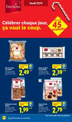 LIDL - Prévisualisation de Biscuits sablés à la vanille, 150 g biscuits sablés à la vanille, avec Lidl Plus au lieu de 3,11 € (1 kg = 20,73 €) valide à partir de 27.11.2025 | Page: 34 | Produits: Cookies, Lait, Pain, Biscuits