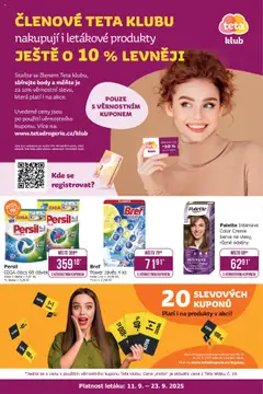 Náhled letáku TETA Drogerie leták - Klub od 11.09.2025