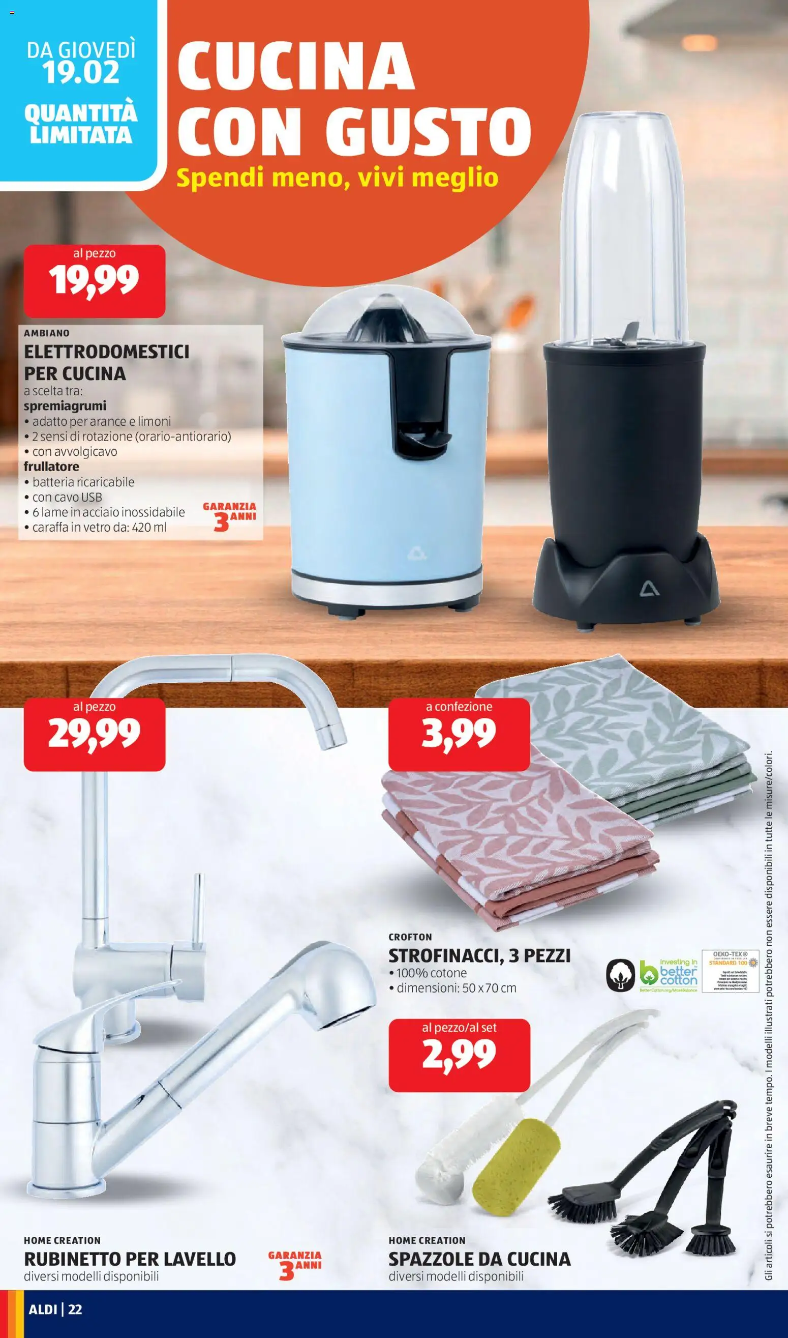 Volantino Aldi del 16.02.2026 | Pagina: 22