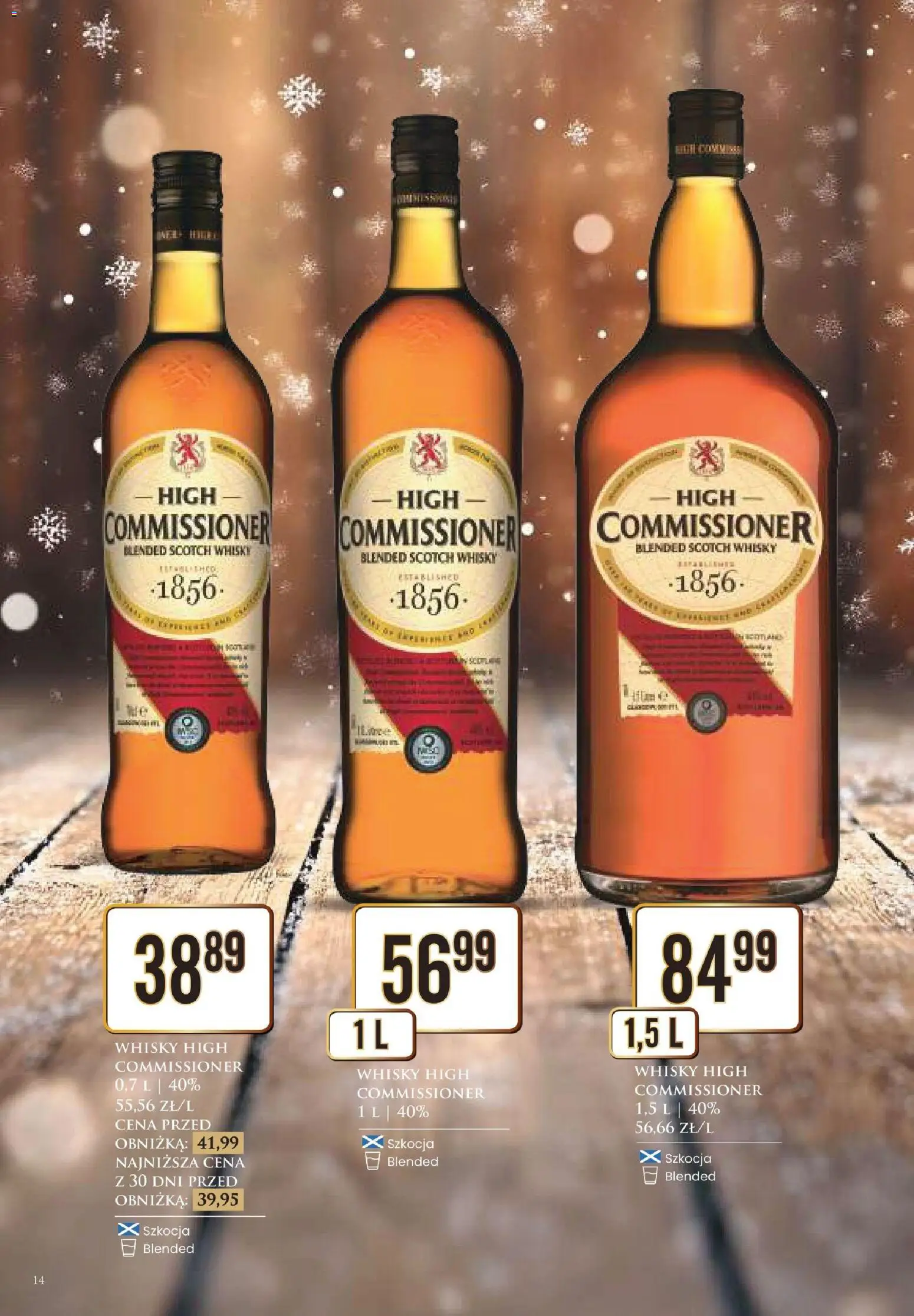 Dino Gazetka alkoholowa od 27.12.2025 | Strona: 14 | Produkty: Whisky