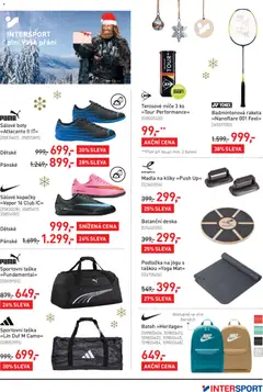 Náhled letáku Intersport leták od 03.12.2025 | Strana: 9 | Produkty: Batoh, Podložka na jógu, Taška, Boty