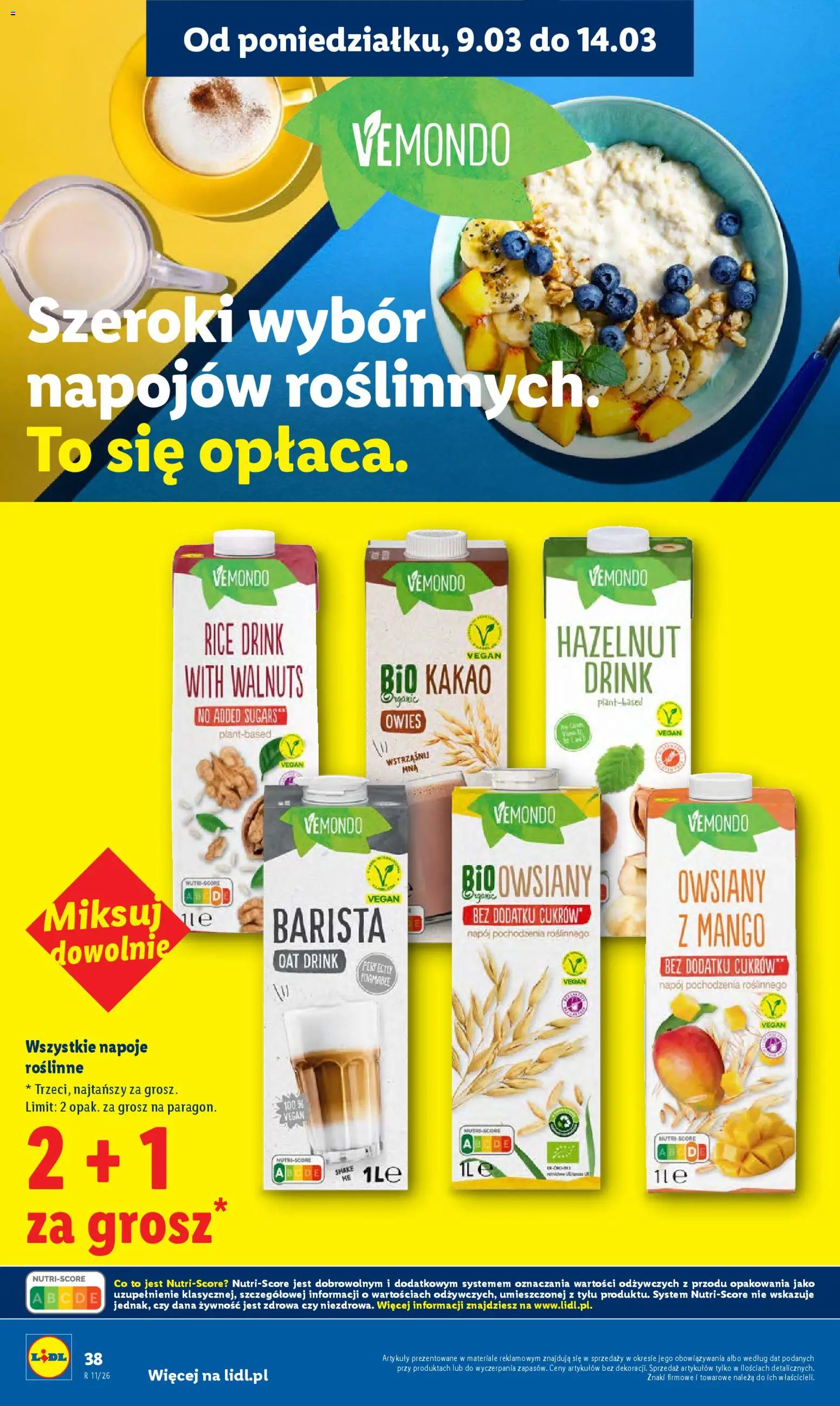 Lidl Polsko leták od 09.03.2026 | Strana: 38 | Produkty: Vegan, Mango, Kakao