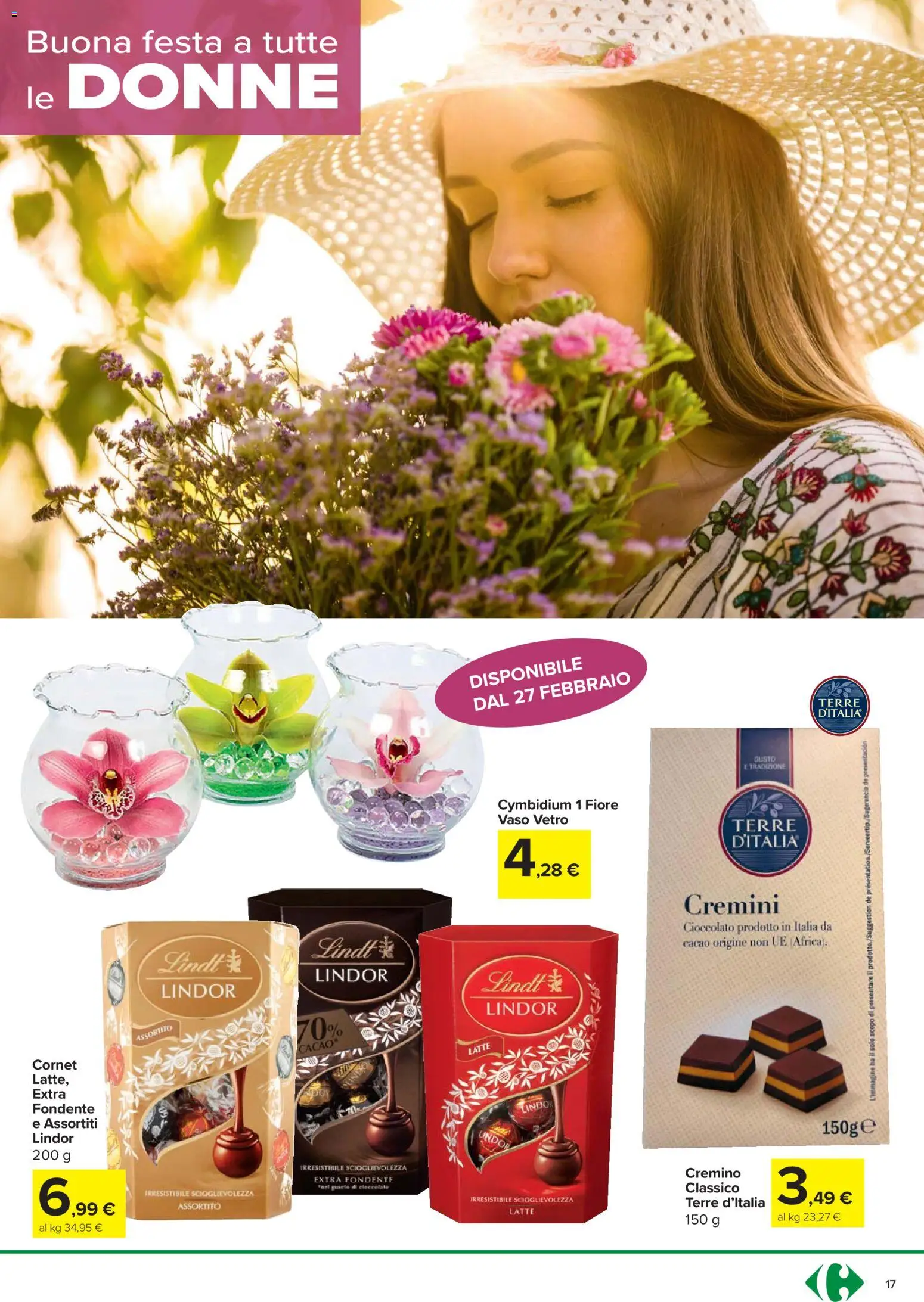 Volantino Carrefour del 26.02.2026 | Pagina: 17 | Prodotti: Cioccolato, Latte, Cacao, Vaso