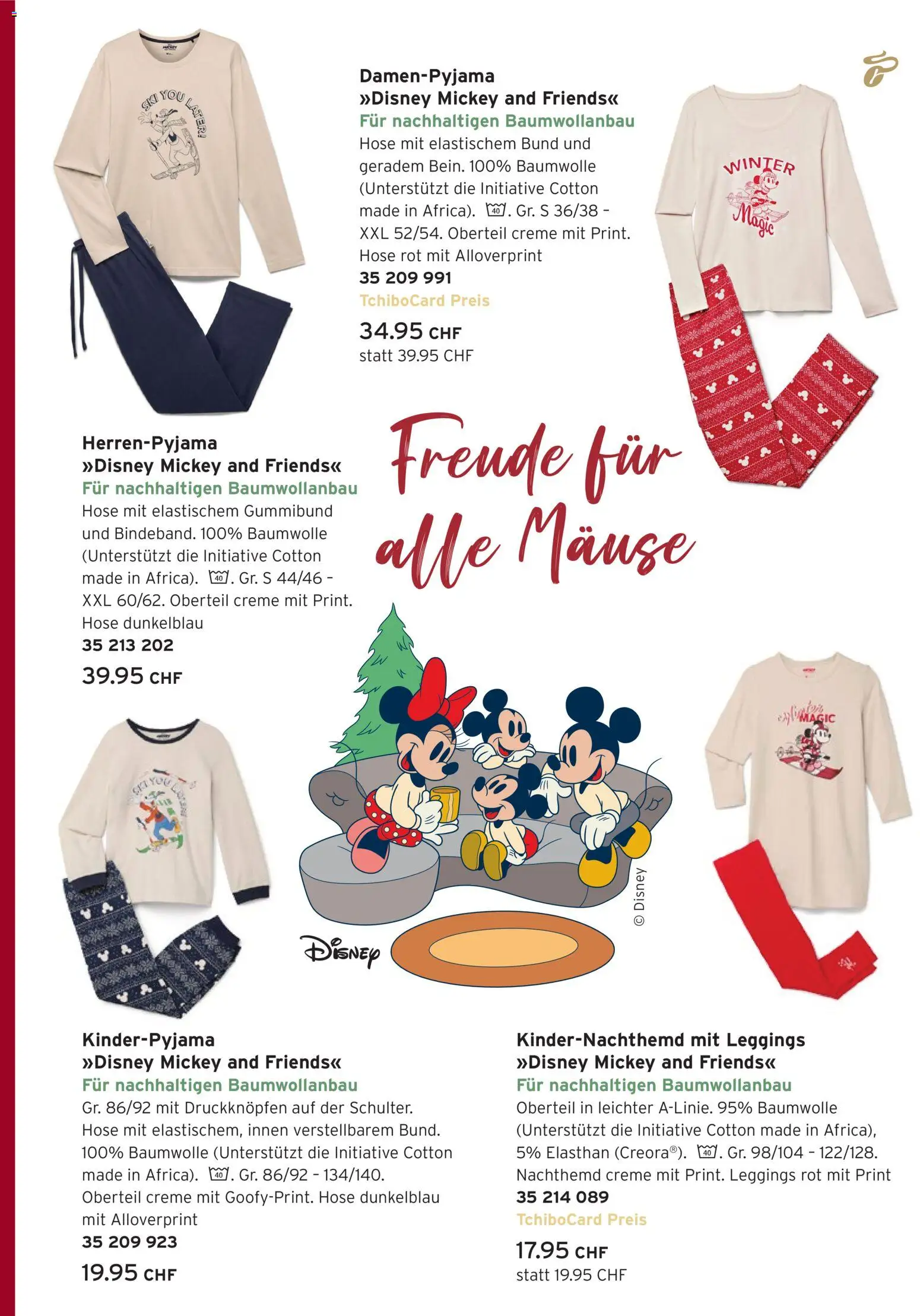 Tchibo Aktionen Disney – gültig ab 16.12.2025 | Seite: 5 | Produkte: Leggings, Ski, Hose, Creme