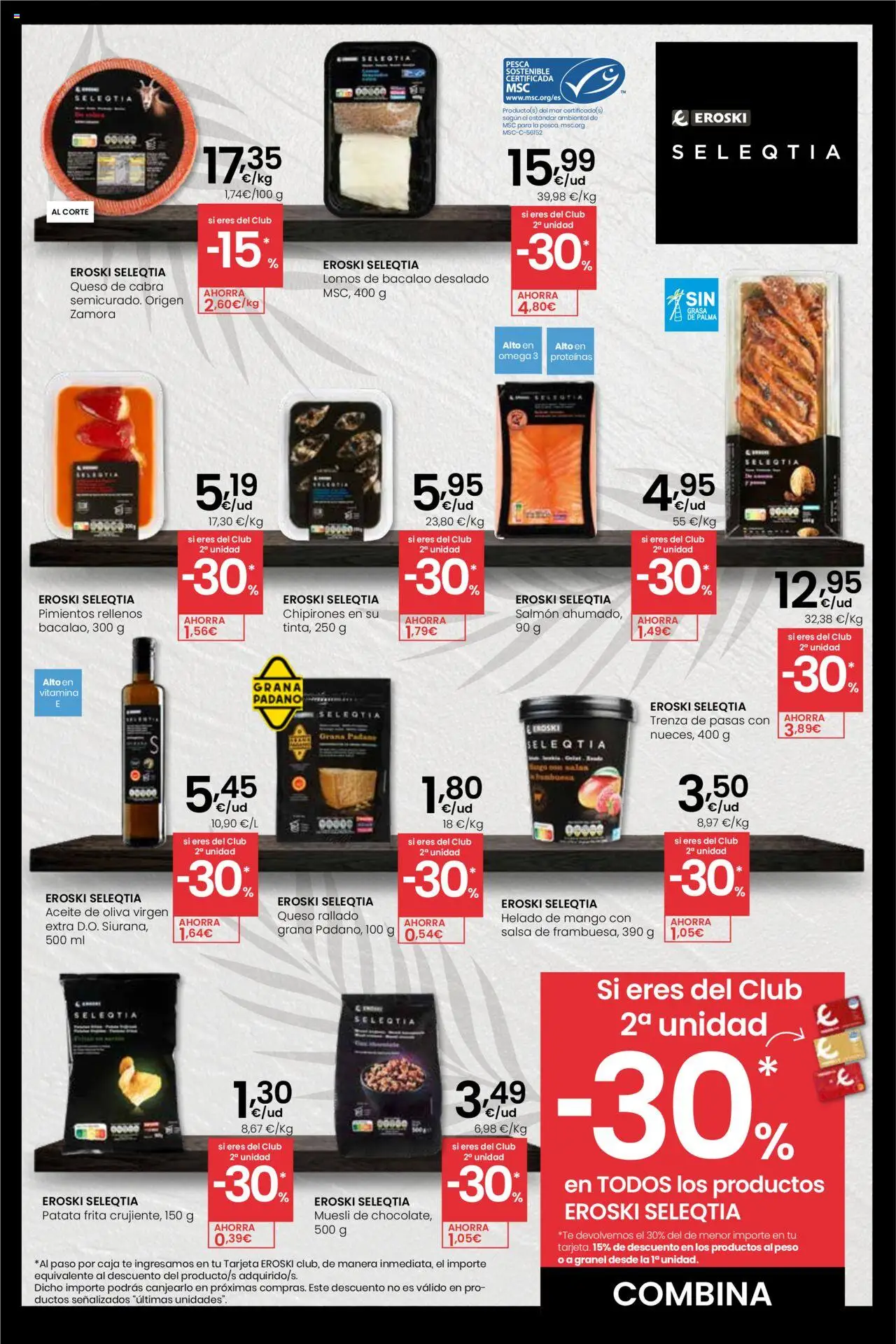 Eroski - Para conquistarte │ válido desde el 31.07.2025 | Página: 11 | Productos: Queso rallado, Té, Peso, Caja
