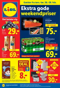 Lidl - Weekend tilbud gyldig fra 26.02.2026
