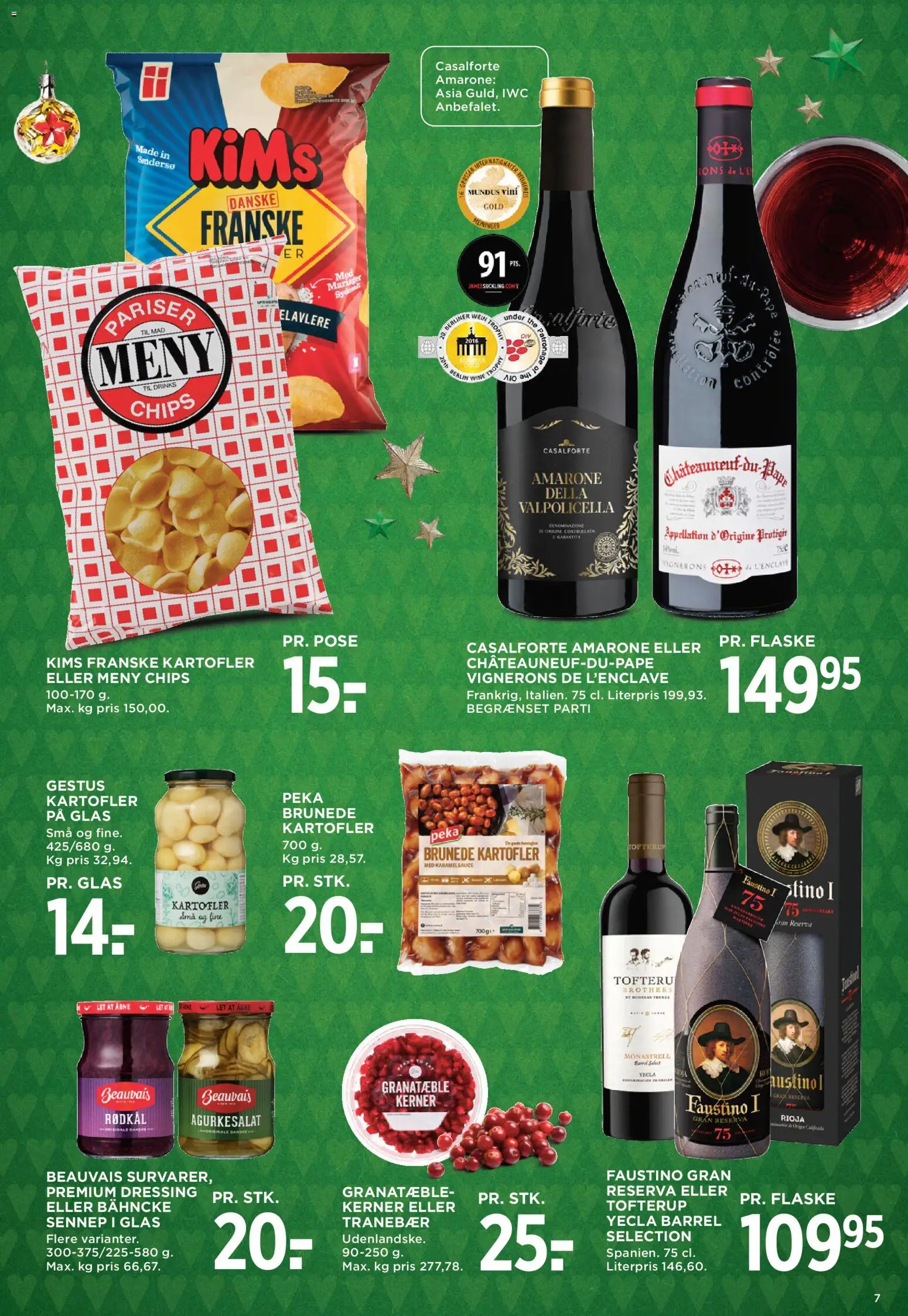 Meny tilbudsavis – gyldig fra 07.11.2025 | Side: 7 | Produkter: Chips, Kartofler, Rødkål, Sennep