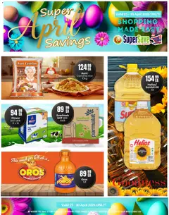 Super Save specials catalogue – valid from 25.04.2026 | Page: 3 | Products: Squash, Milk, Oil, Cream