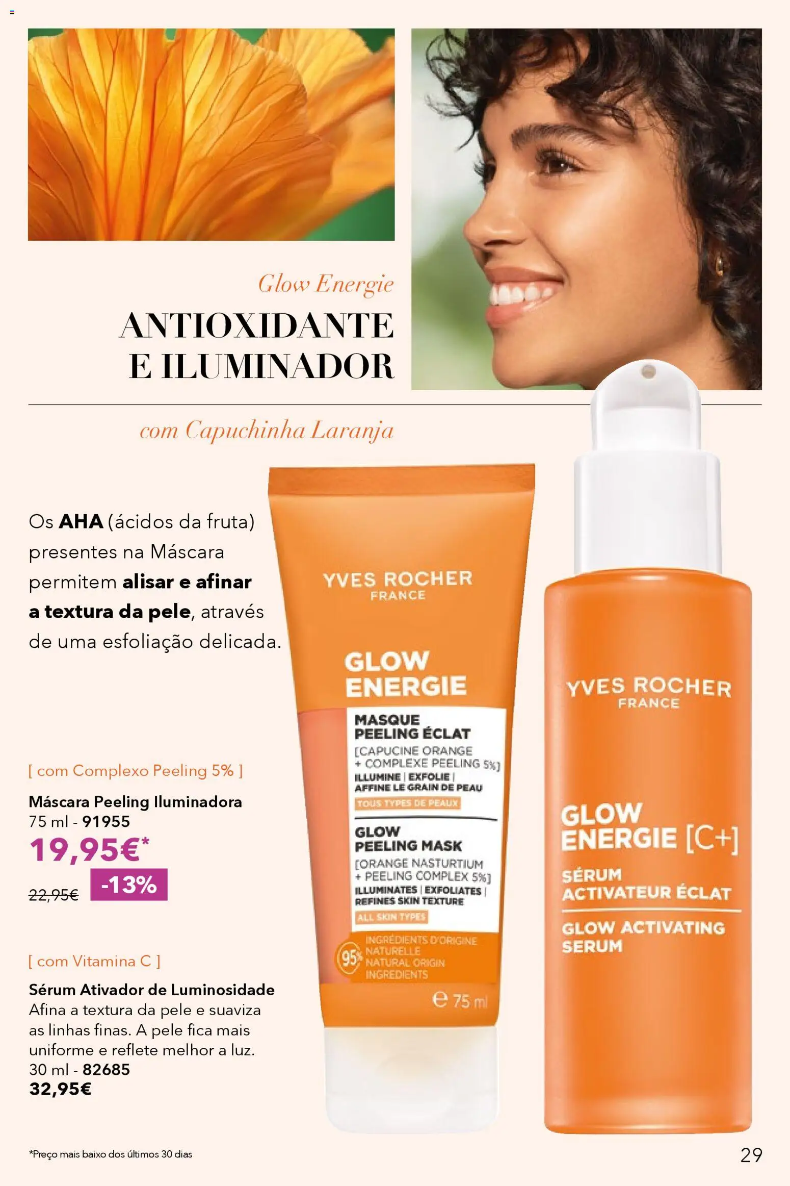 Yves Rocher catálogo 5 │ válido de 31.03.2026 | Página: 29 | Produtos: Iluminador, Sérum, Vitamina c