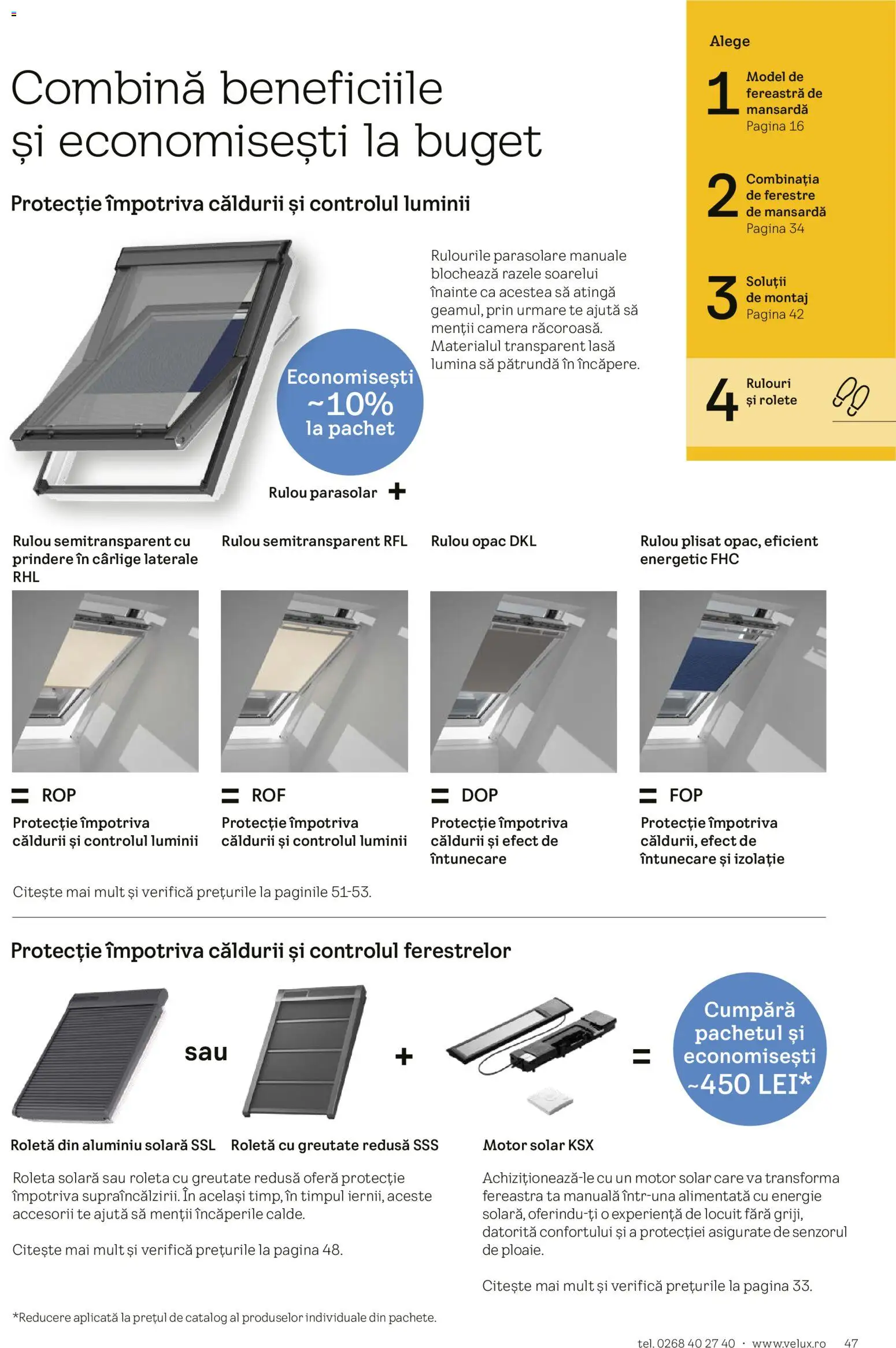 Noul catalog Velux – valabil de la 03.02.2026 | Pagină: 47