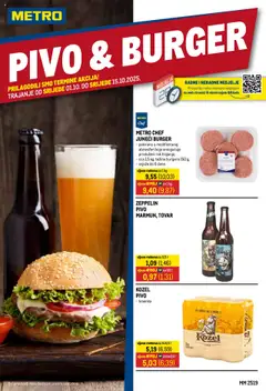 Metro - Pivo & Burger - Pregled kataloga iz trgovine Metro, vrijedi od 01.10.2025