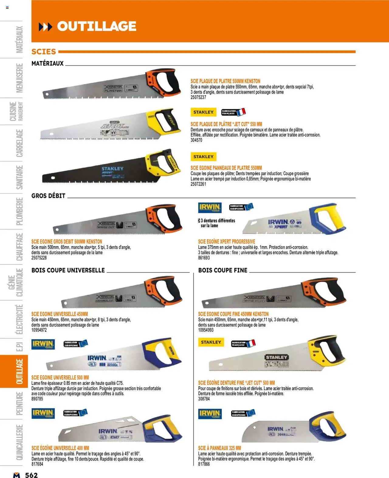  | Page: 562 | Produits: Plâtre