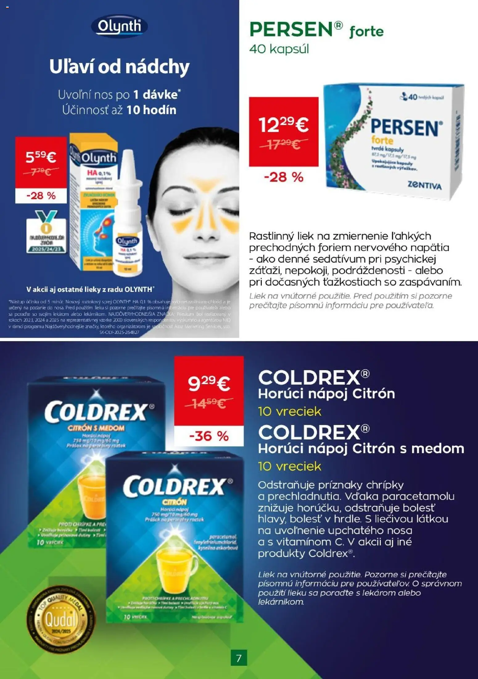 Nové Schneider lekáreň akcie – leták je platný od 01.01.2026 | Strana: 7 | Produkty: Med