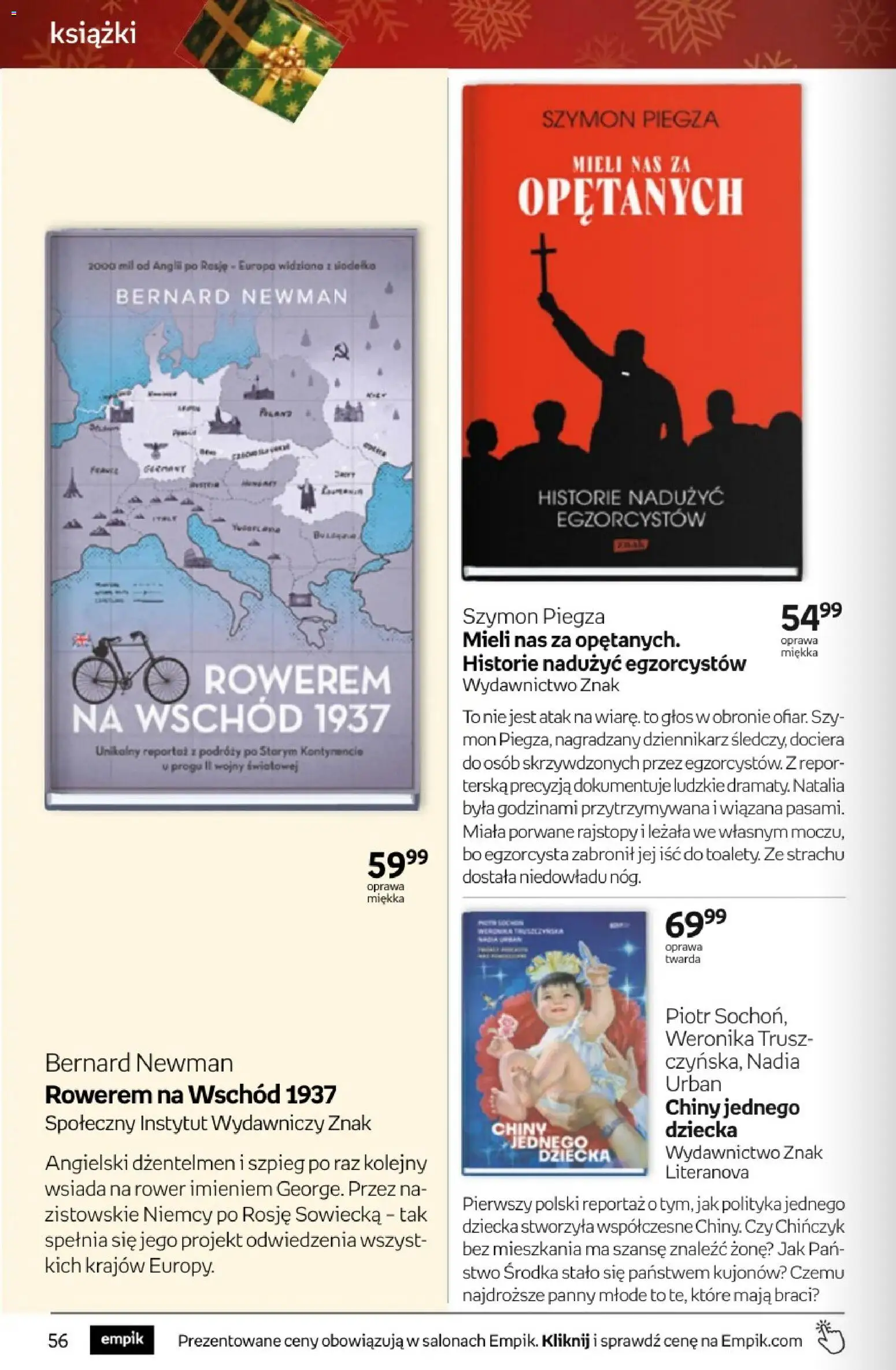 Empik promocje - Tom kultury Książki od 26.11.2025 | Strona: 56 | Produkty: Rajstopy, Rower, Książki