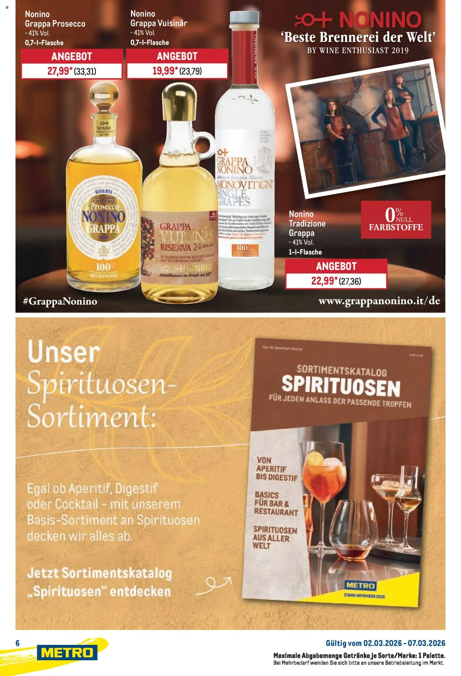 Metro Starke Marken – gültig ab 02.03.2026 | Seite: 6 | Produkte: Prosecco