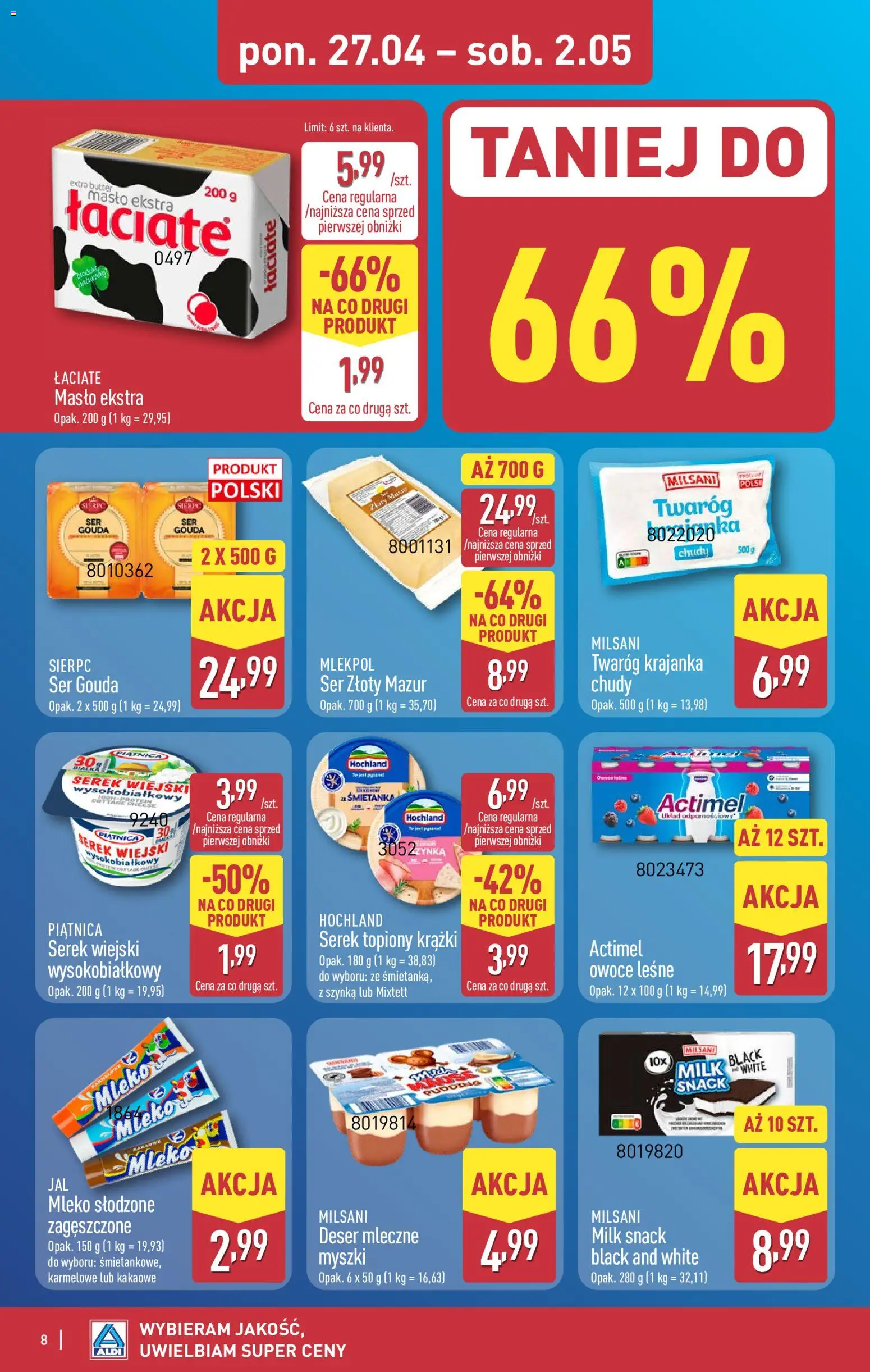 Aldi Polsko leták od 27.04.2026 💥 Nenechte si ujít TOP nabídky! ⭐ | Česko