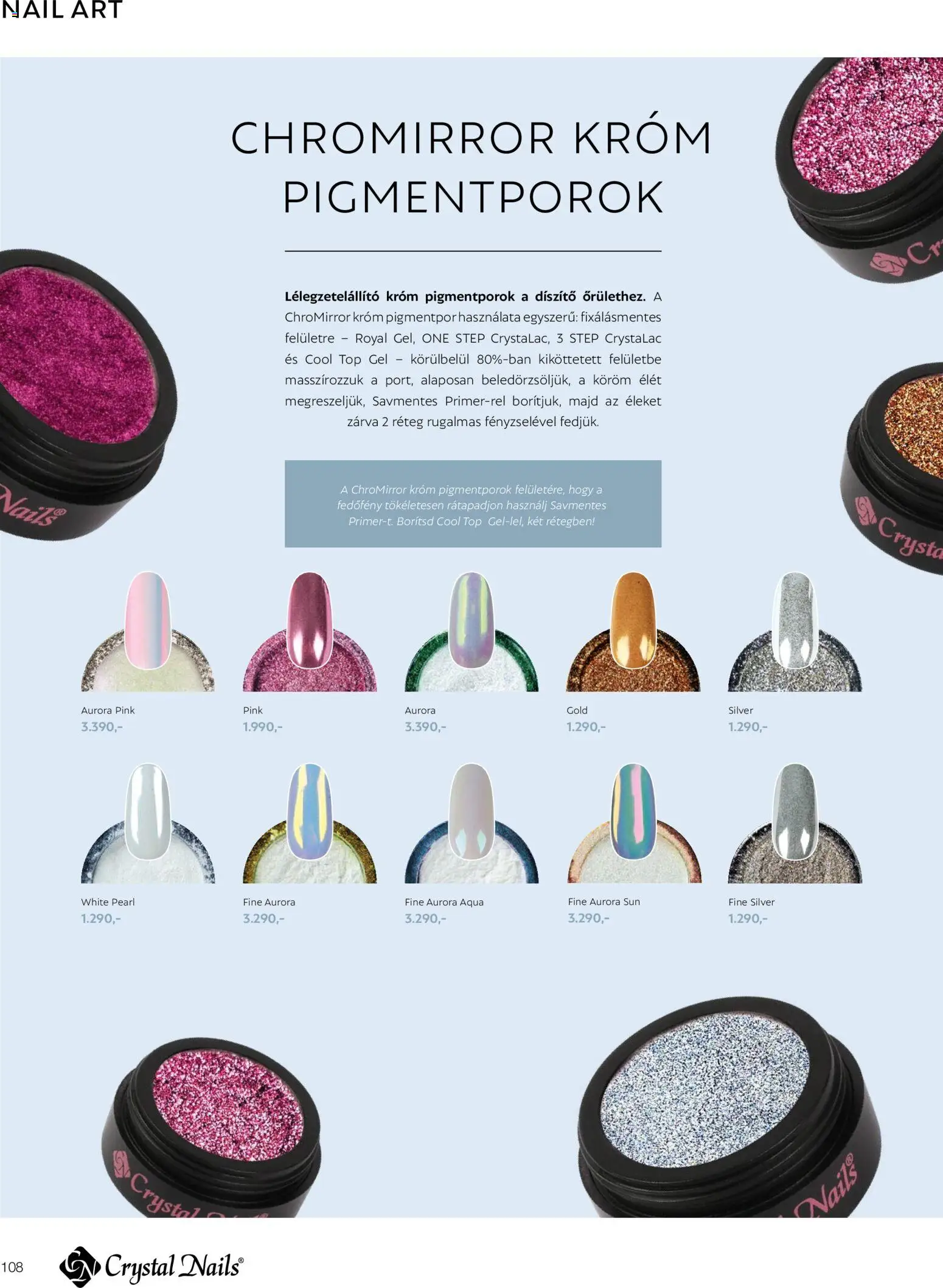 Crystal Nails akciós ujság - amely érvényes a következő dátumtól: 09.03.2026 | Oldal: 108