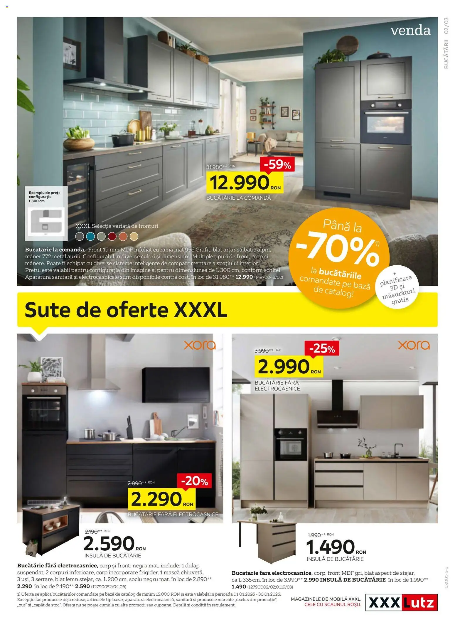 Noul catalog XXXLutz – valabil de la 19.01.2026 | Pagină: 3 | Produse: Mâner, Bucătărie