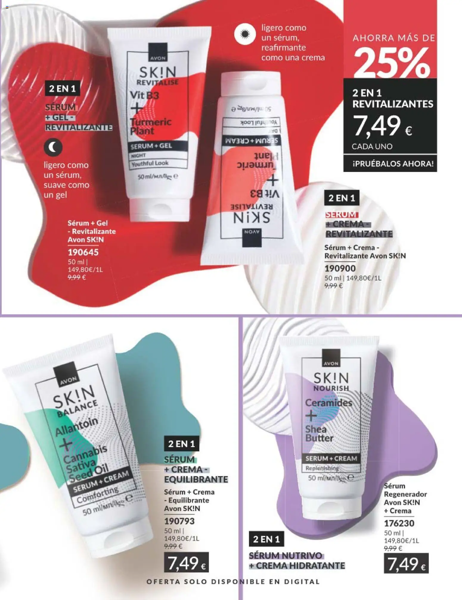 Catálogo AVON campaña 5 │ válido desde el 01.05.2026 | Página: 199 | Productos: Sérum, Crema, Crema hidratante