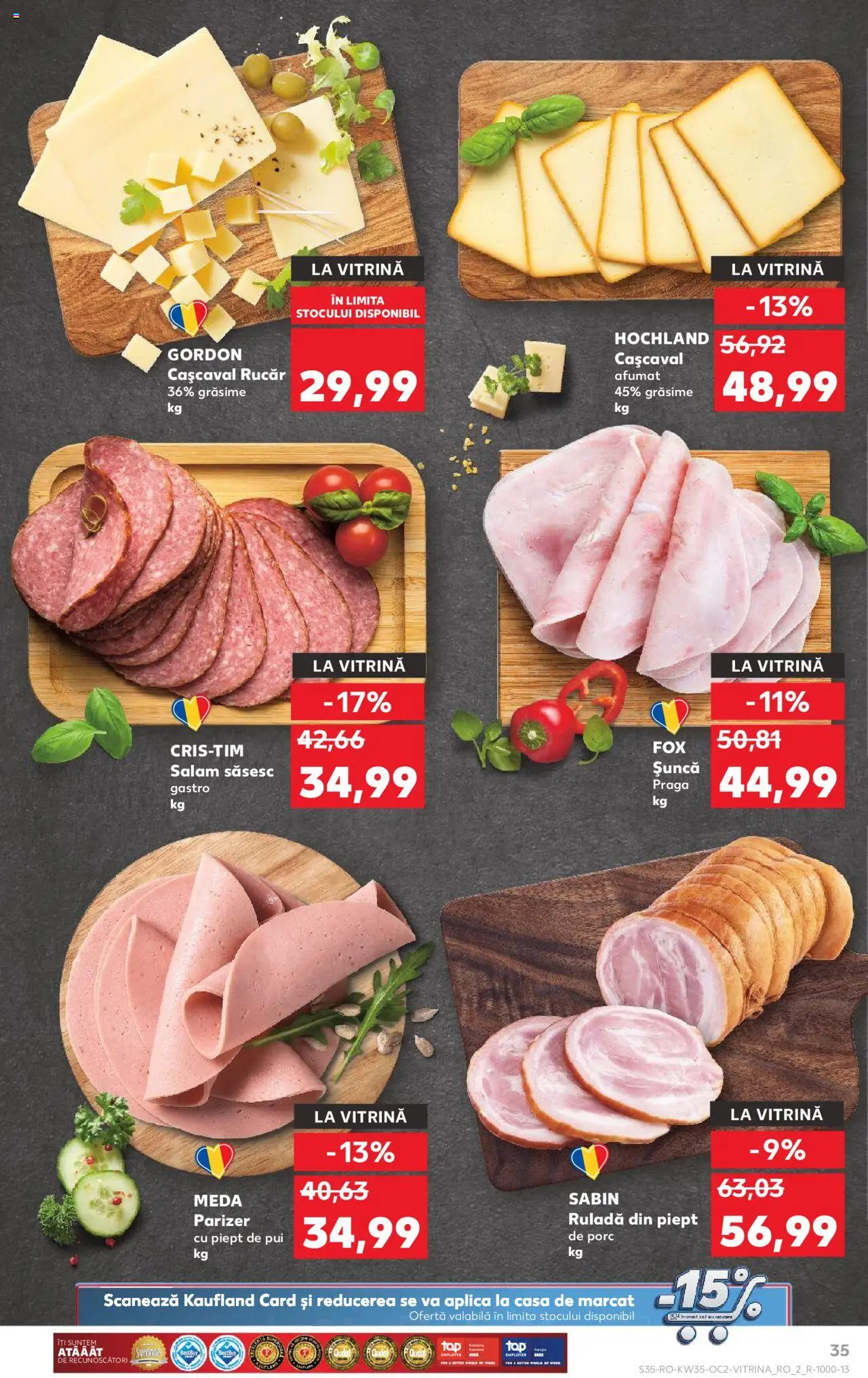Kaufland RO akciós ujság - amely érvényes a következő dátumtól: 27.08.2025 | Oldal: 35