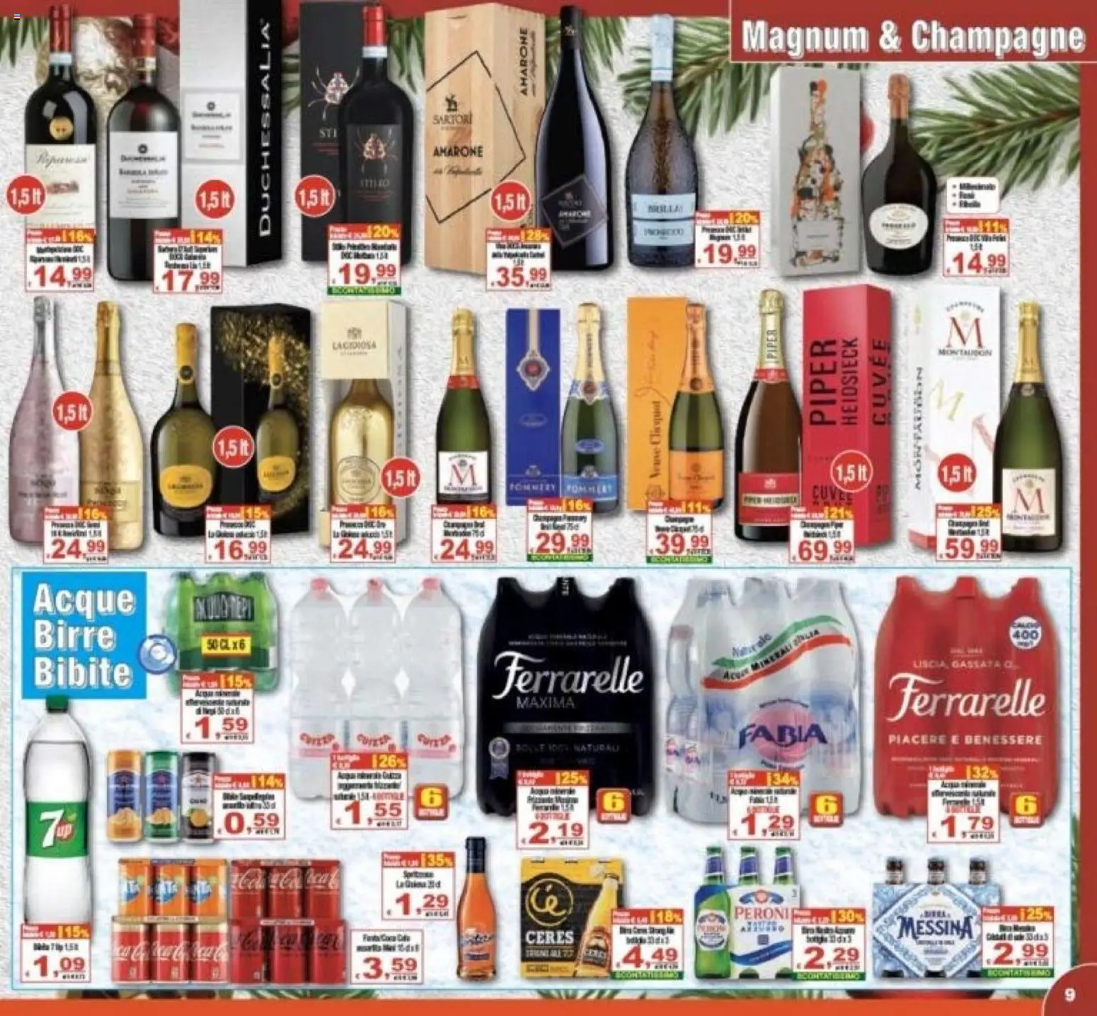 Volantino CTS del 06.12.2025 | Pagina: 9 | Prodotti: Ceres, Champagne, Bibite, Ferrarelle