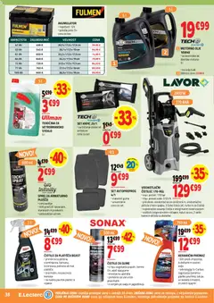 E.leclerc katalog akcije – veljaven od 25.03.2026 | Stran: 38 | Izdelki: Čistila, Kos, Olje, Lak