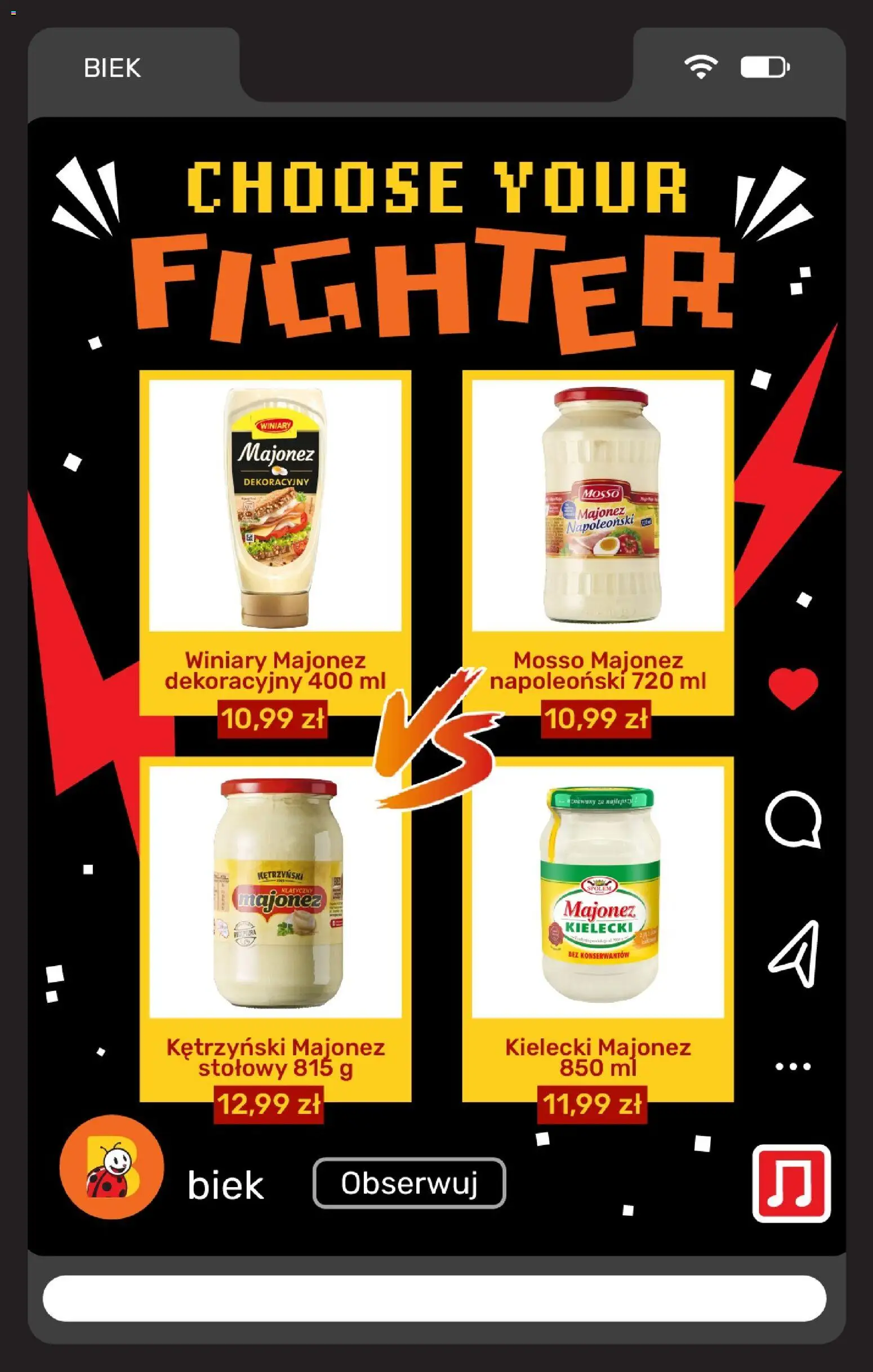 Biedronka gazetka - BIEK Express od 20.03.2026 | Strona: 7 | Produkty: Majonez