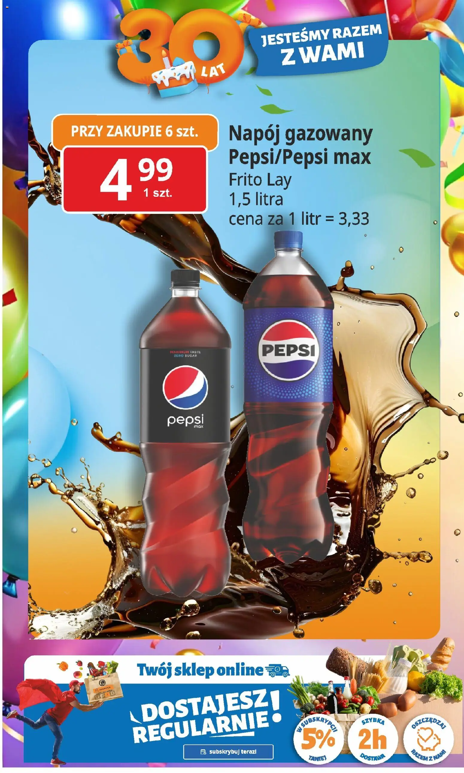 E.Leclerc Gazetka - Warszawa Ursynów od 03.11.2025 | Strona: 8 | Produkty: Pepsi