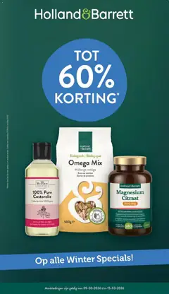Holland & Barrett folder - Voorbeeld van een folder van Holland & Barrett, geldig van 09.03.2026