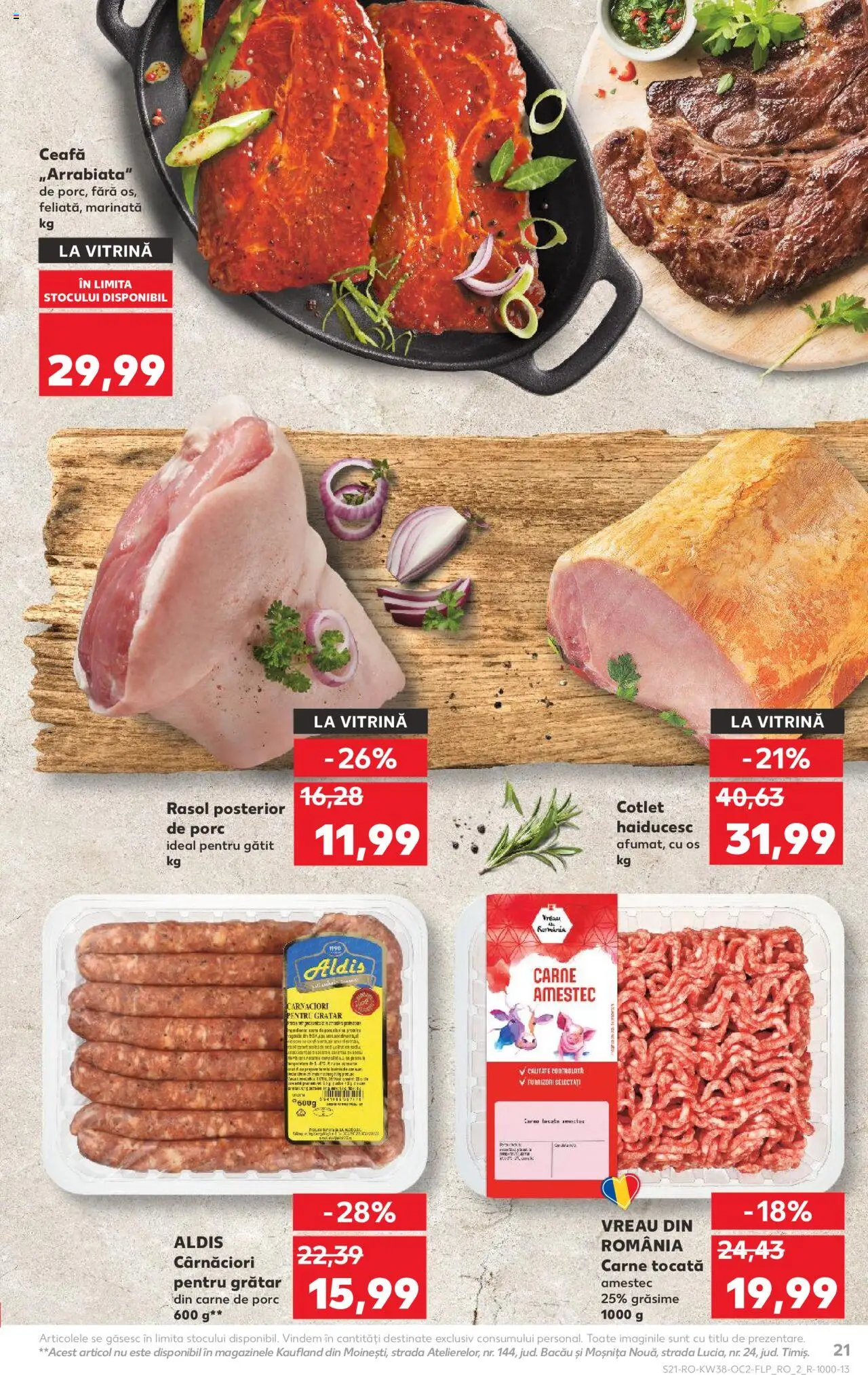 Noul catalog Kaufland – valabil de la 17.09.2025 | Pagină: 21 | Produse: Lait de coco, Carne De Porc, Carne tocată, Rasol