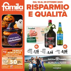 Anteprima del volantino Volantino Famila	 valido a partire dal 16.10.2025