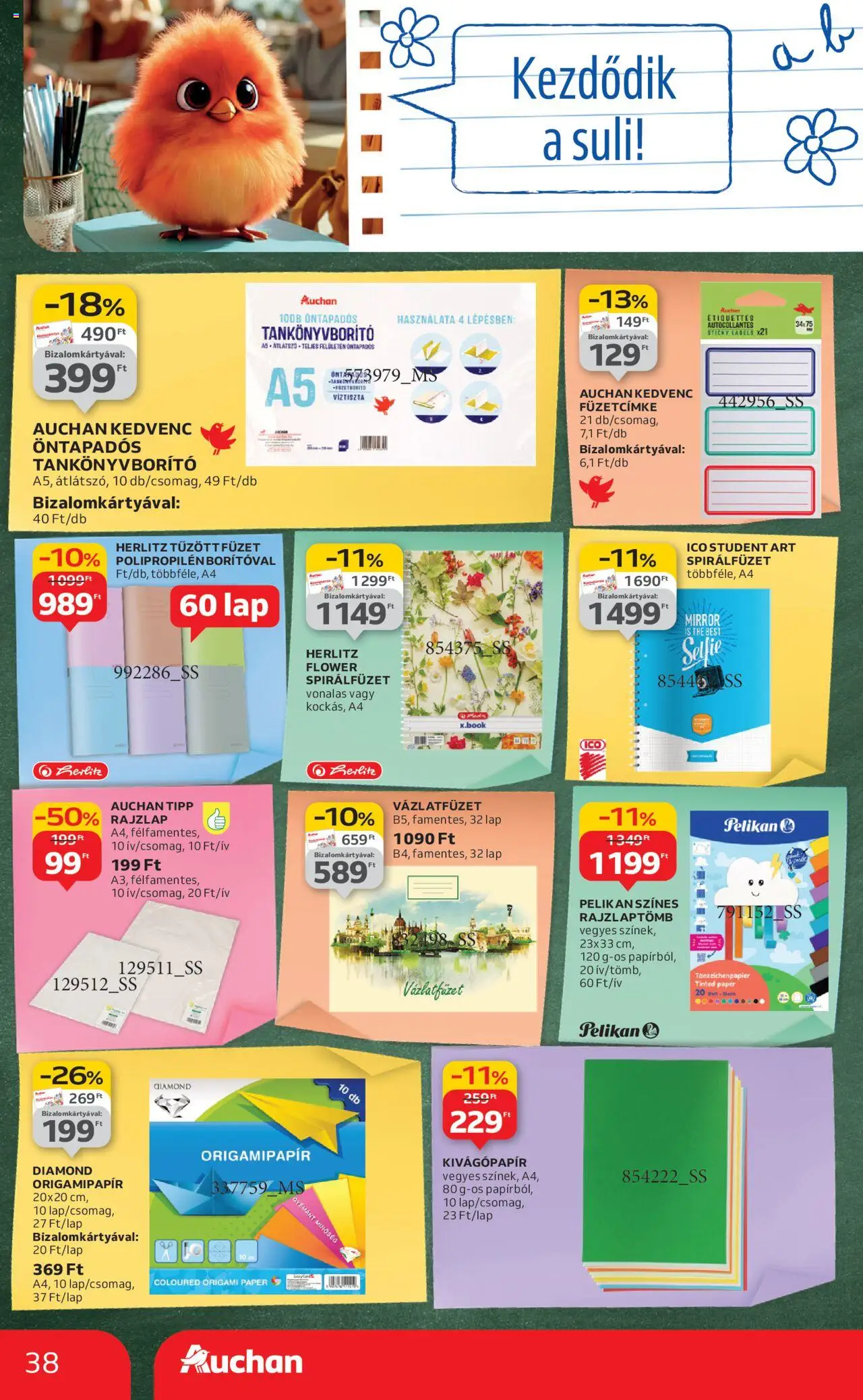 Auchan akciós ujság - amely érvényes a következő dátumtól: 28.08.2025 | Oldal: 38