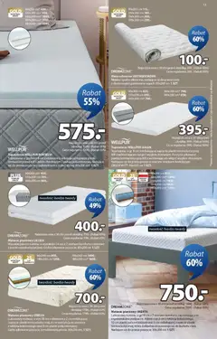 Pogląd oferty "JYSK Gazetka" - ważna od 22.10.2025 | Strona: 13 | Produkty: Materac, Pianki