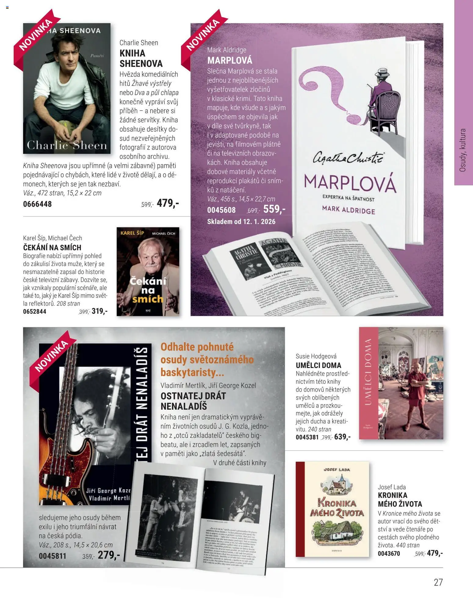 Knižní klub leták od 01.01.2026 | Strana: 27 | Produkty: Kniha, Kozel