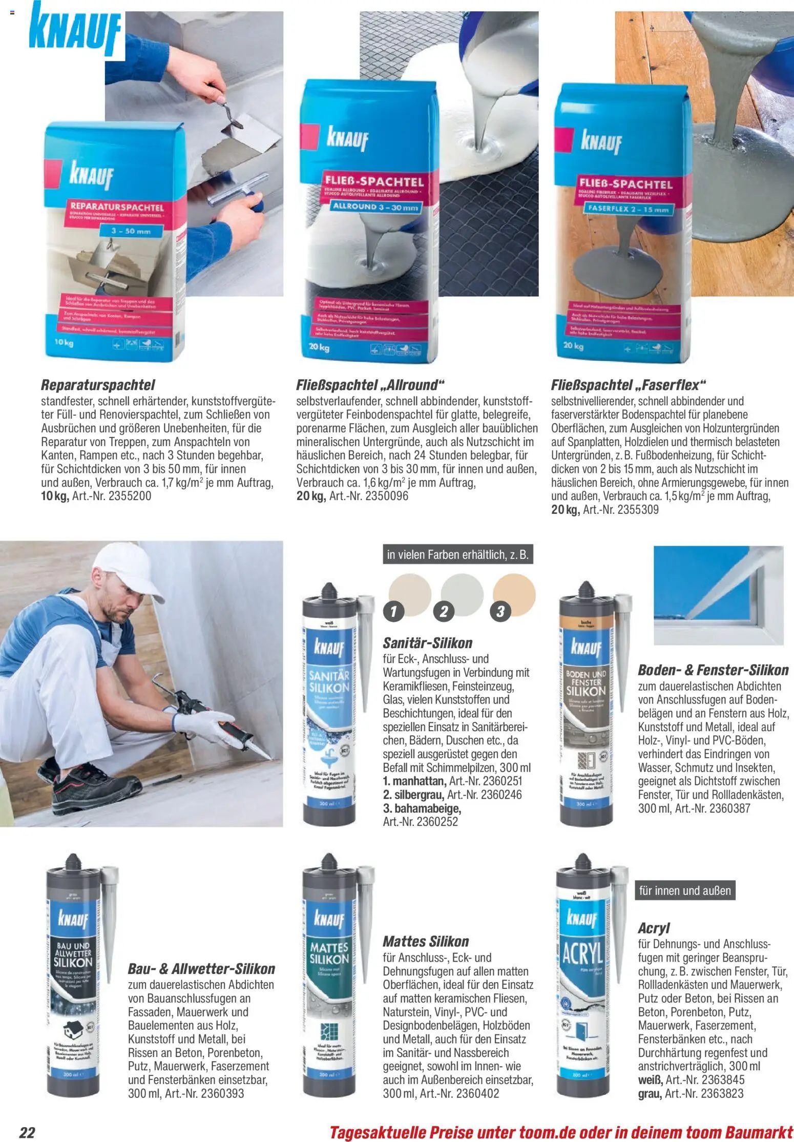 Toom Baumarkt Fliesen & Zubehör 2026 – gültig ab 01.01.2026 | Seite: 22 | Produkte: Tür