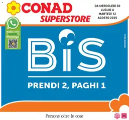 Anteprima del volantino Conad - Prendi 2 paghi 1 valido a partire dal 29.07.2025