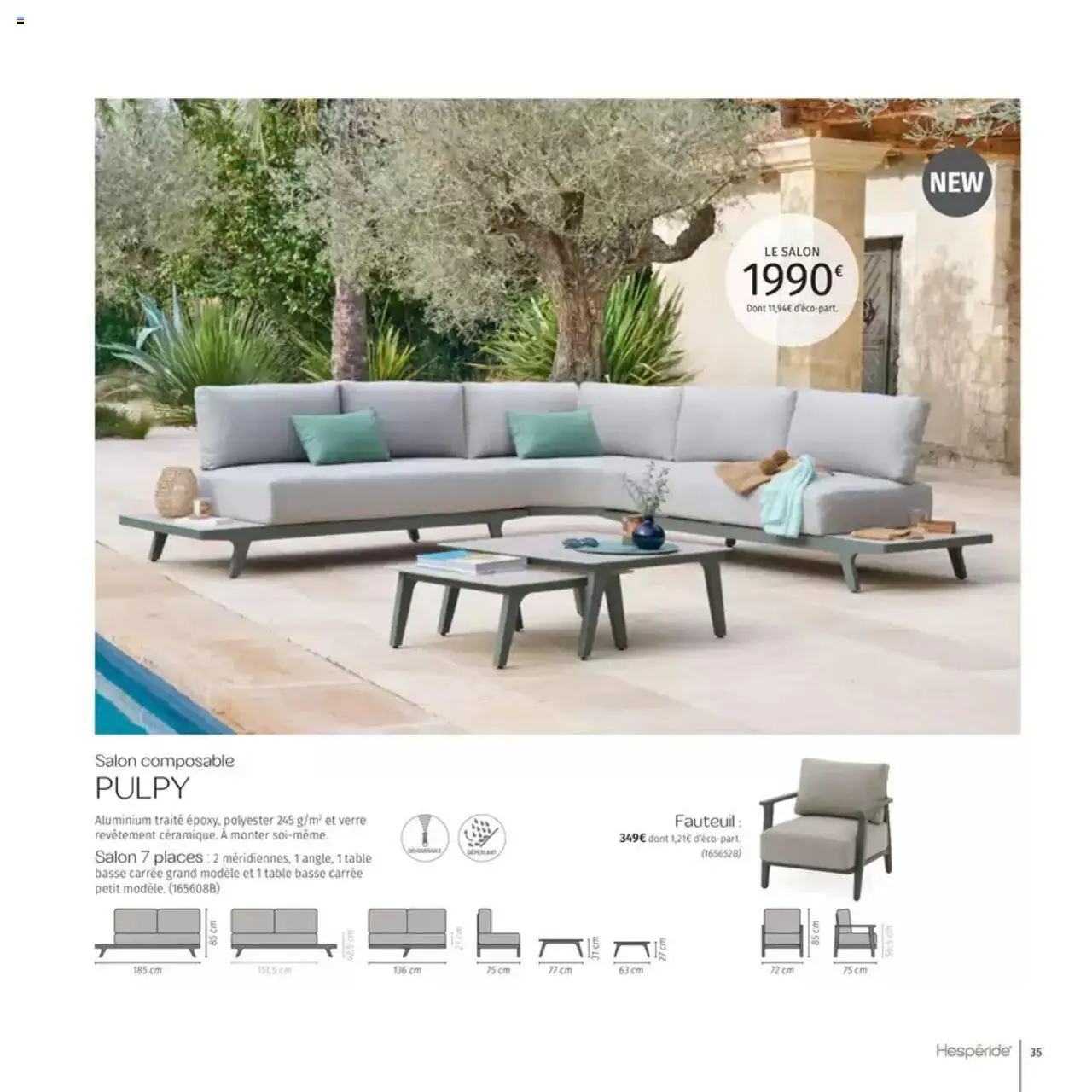  | Page: 35 | Produits: Fauteuil, Table basse, Table