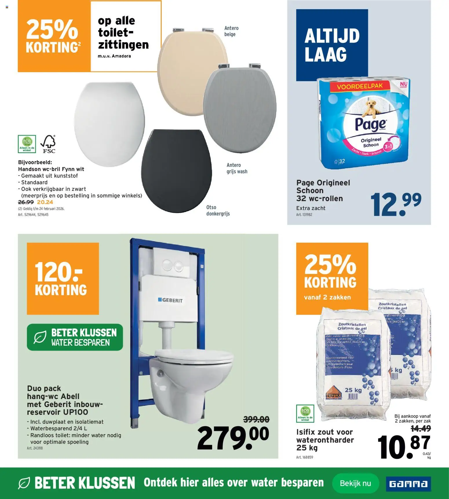 {H1} | Pagina: 19 | Producten: Zak, Gel, Toilet