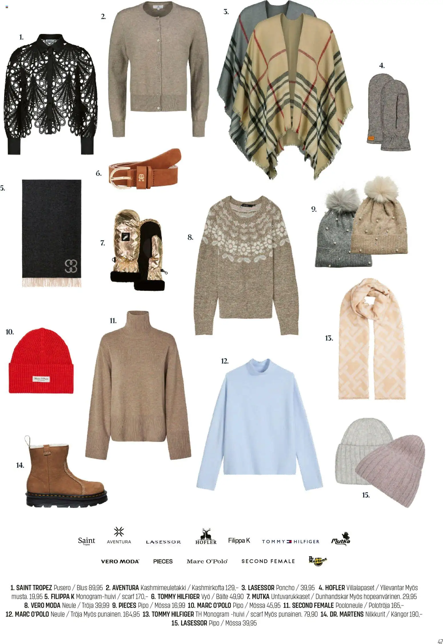 Sokos tarjoukset – voimassa 12.11.2025 alkaen | Sivu: 47 | Tuotteet: Nilkkurit, Pusero, Huivi, Pipo