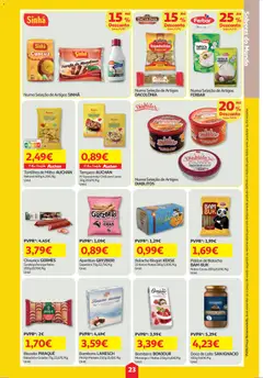 Pré-visualização Auchan folheto válido de 18.12.2025 | Página: 23 | Produtos: Doce de leite, Chouriço, Massa, Milho