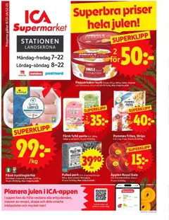 ICA Supermarket - Landskrona - Förhandsvisning av reklamblad från butik ICA Supermarket aktuell från 08.12.2025