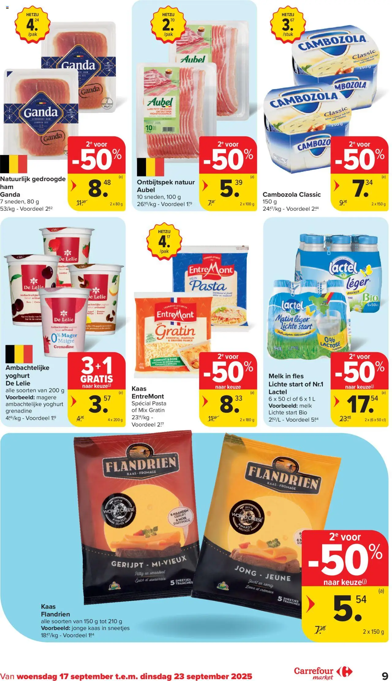  | Pagina: 9 | Producten: Fles, Melk, Kaas, Yoghurt