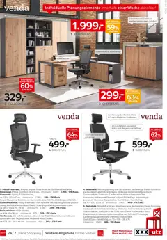 XXXL Lutz Büro Spezial ab 26.10.2025 gültig | Seite: 7 | Produkte: Chefsessel, Rollcontainer