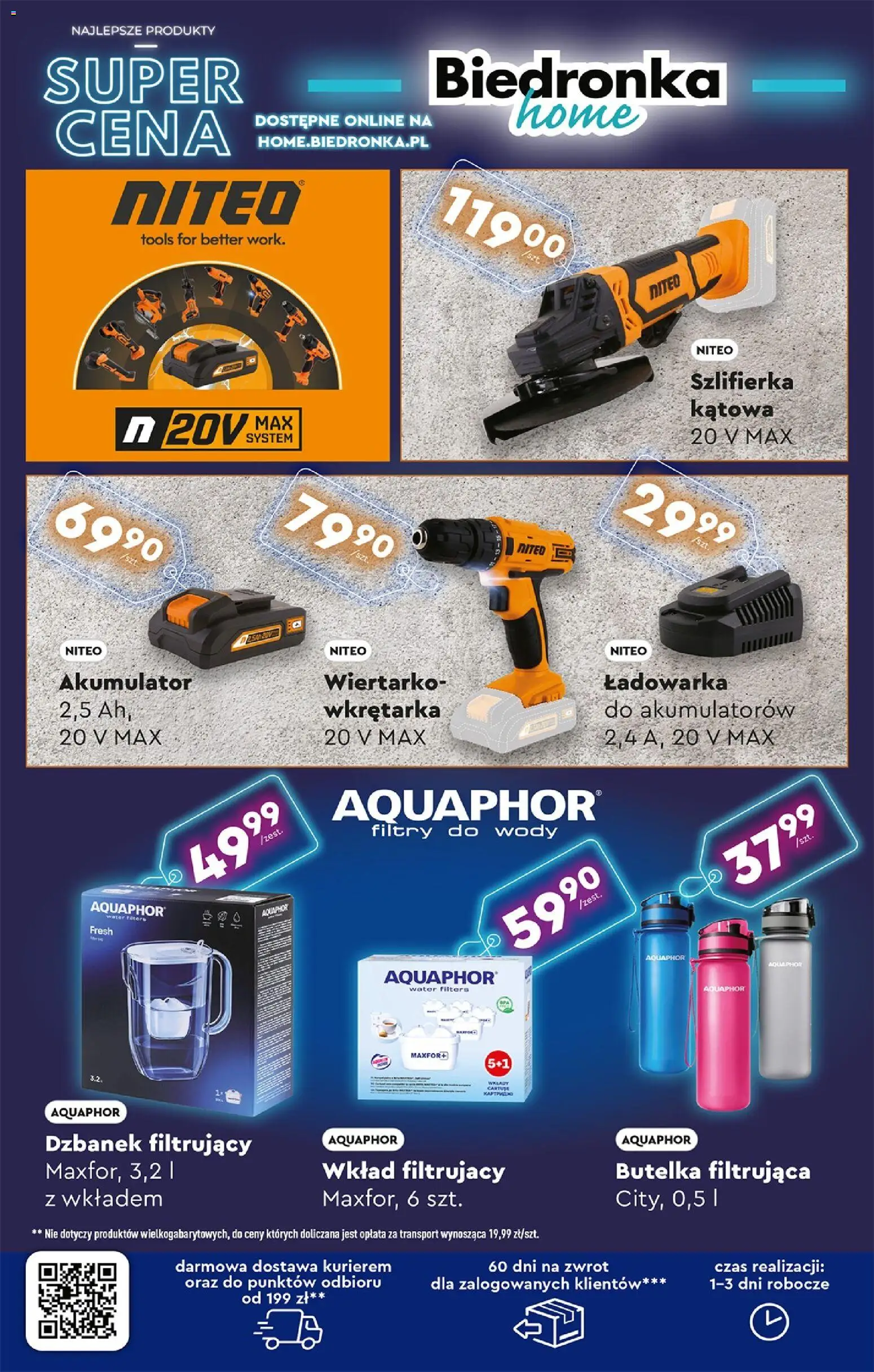 Biedronka gazetka - Hity i inspiracje od 17.01.2026 | Strona: 56 | Produkty: Suszarka na pranie, Suszarka, Generator pary, Kosz na pranie