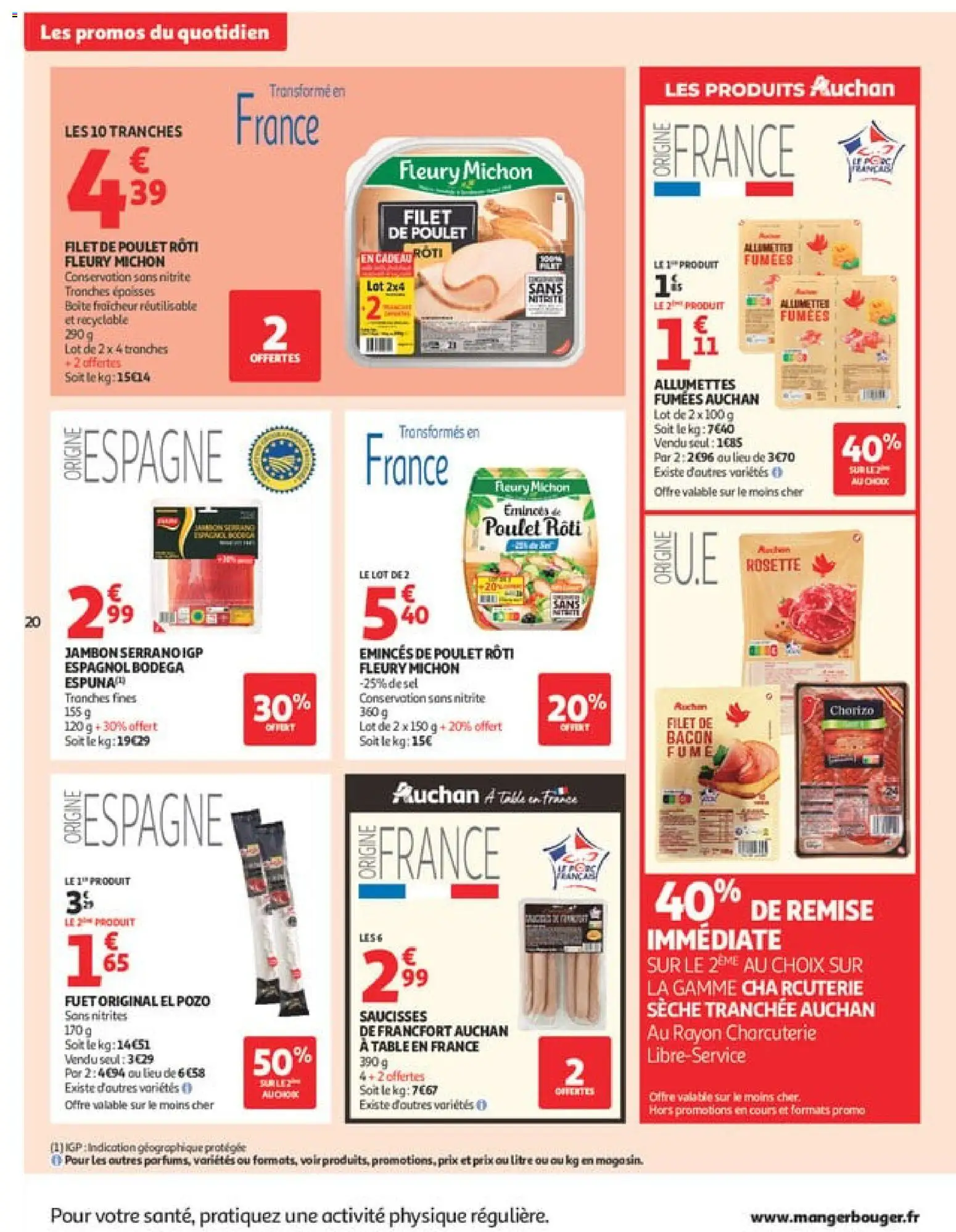 {H1} | Page: 20 | Produits: Chorizo, Table, Jambon