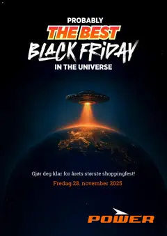 Forhåndsvisning av Power - Black Friday Varsel gyldig fra 10.11.2025